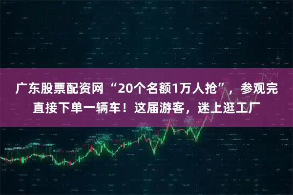广东股票配资网 “20个名额1万人抢”，参观完直接下单一辆车！这届游客，迷上逛工厂
